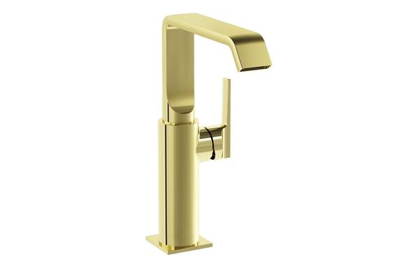 VitrA Suit Tall Basin Mixer (Side Handle) - Soft Gold